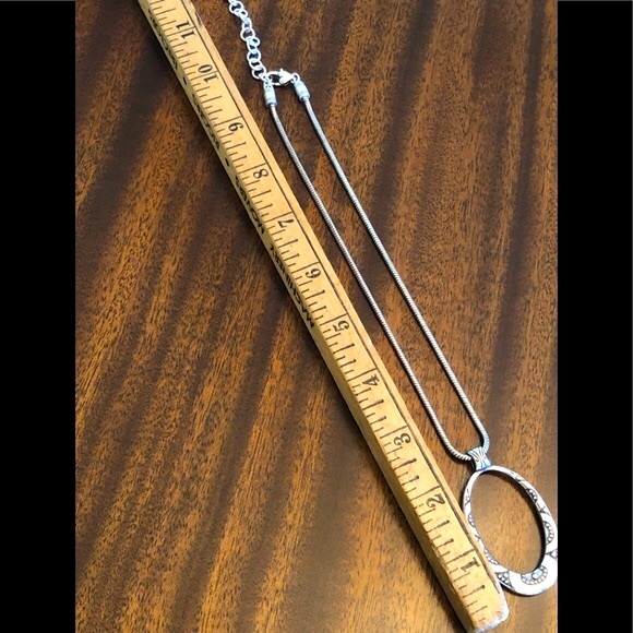 Retired  Brighton oval classic reversible pendant necklace - Picture 9 of 11